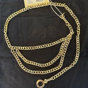 Ramy Brook Layered Gold Belt